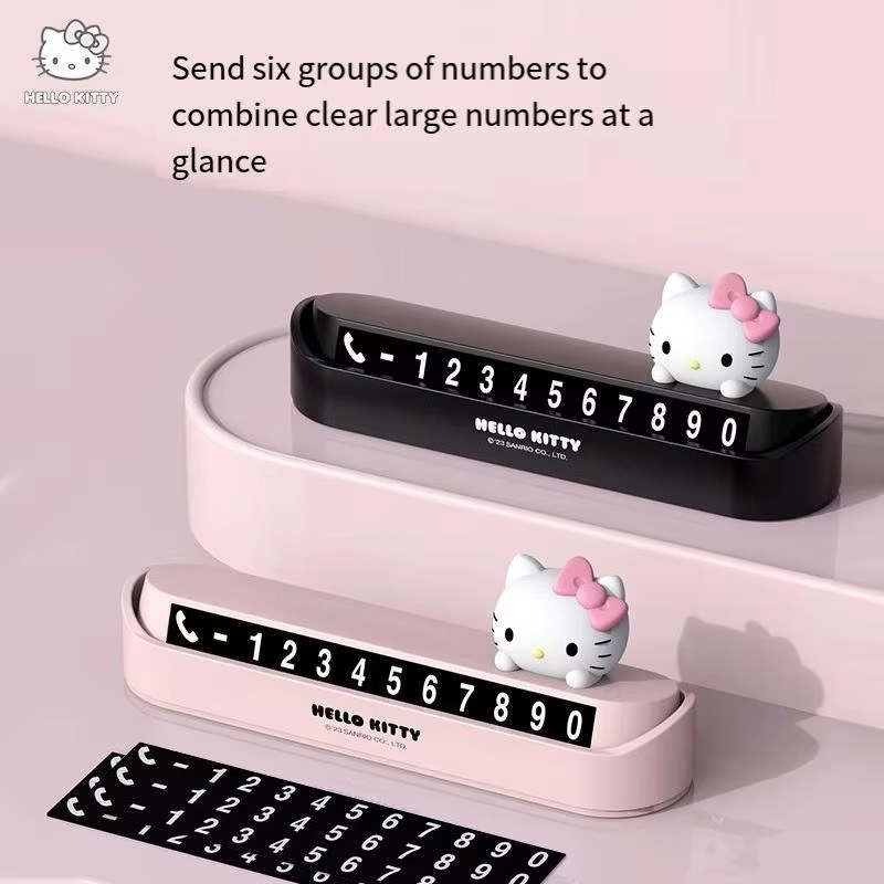 Kawaii Tech Accessories - Cartoon Sanrio Hello Kitty Temporary Parking