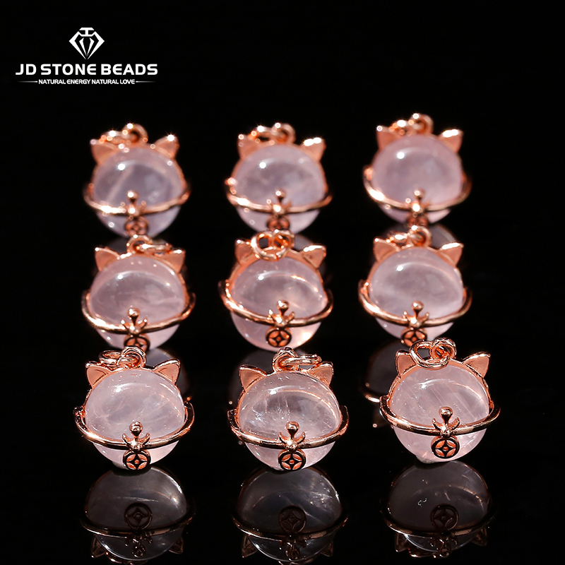 Tech Computer Accessories - 1 Pc Natural Pink Quartz Inlaid