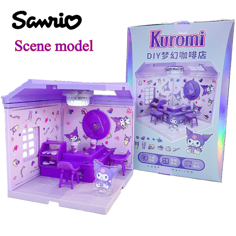 Kawaii Tech Accessories - Kuromi Dreamy Scene Model Toys Cartoon