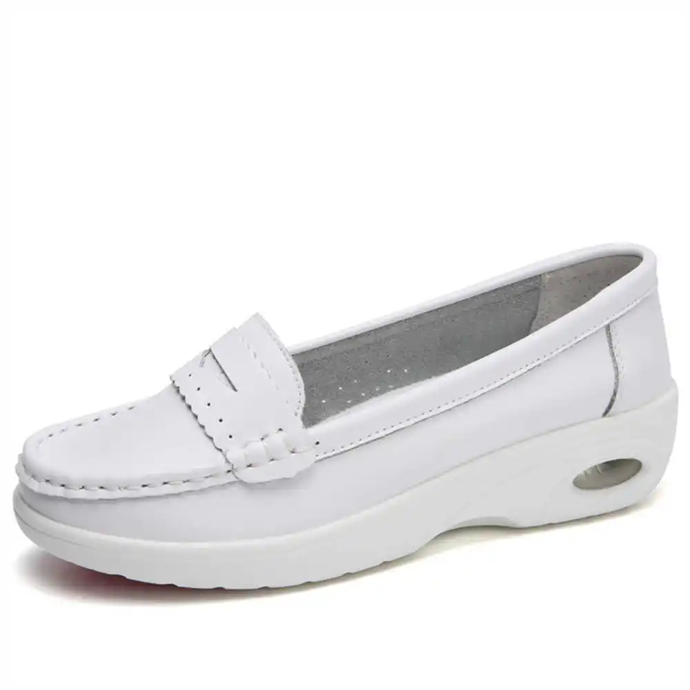 Thick Sole Slipon White Traine - Best Tech Office Accessories avis et prix