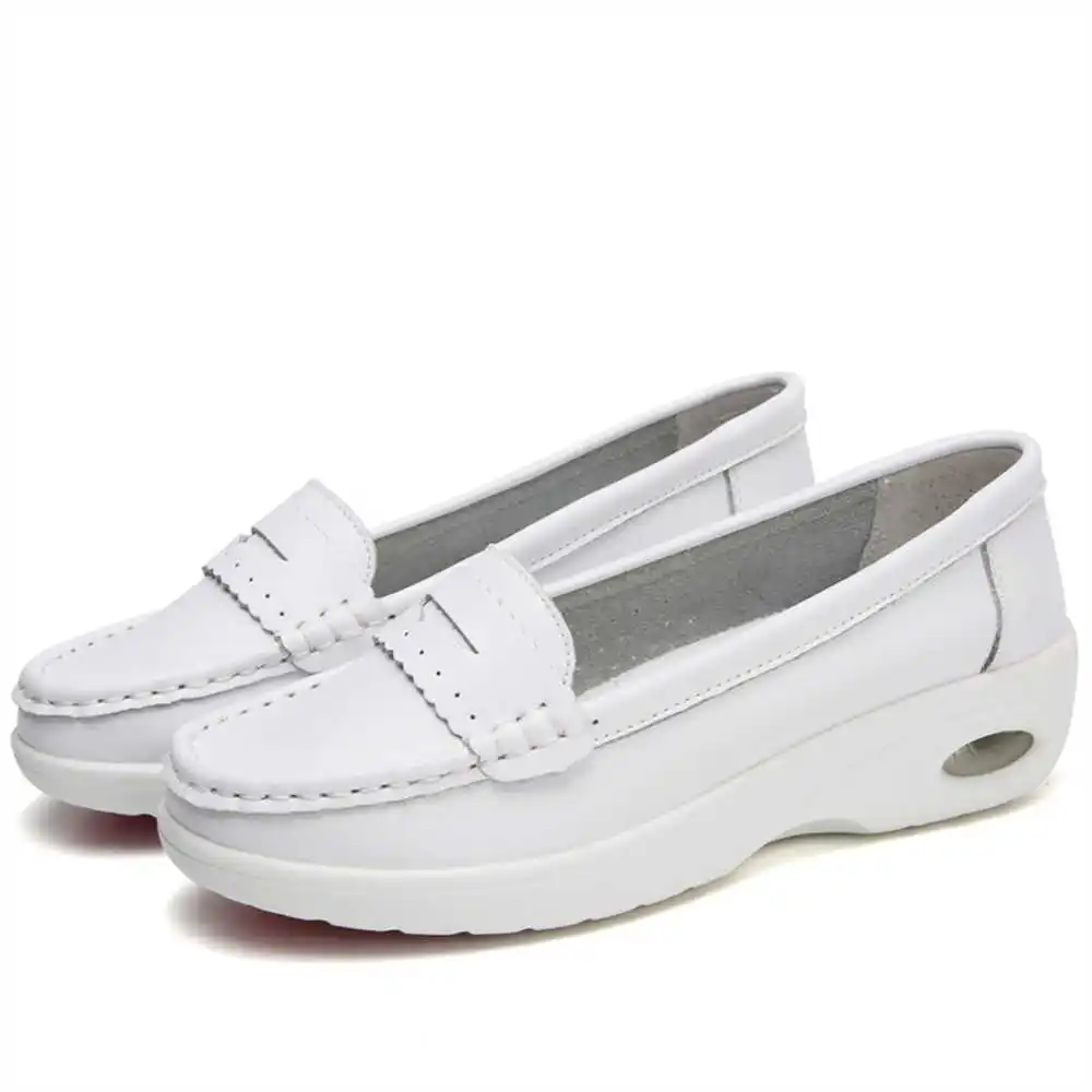 Thick Sole Slipon White Traine - Best Tech Office Accessories avis et prix