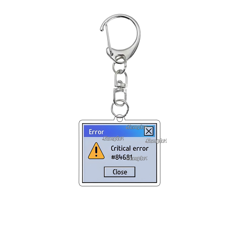 Creative  Acrylic Keychain Ret - Tech Keychain Accessories avis et prix
