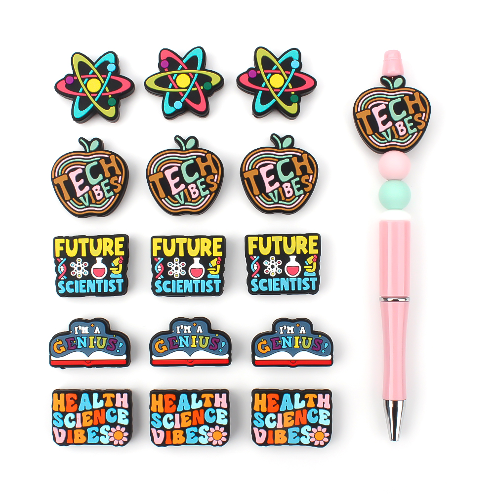 5/10pcs Focal Silicone Beads T - Tech Keychain Accessories avis et prix