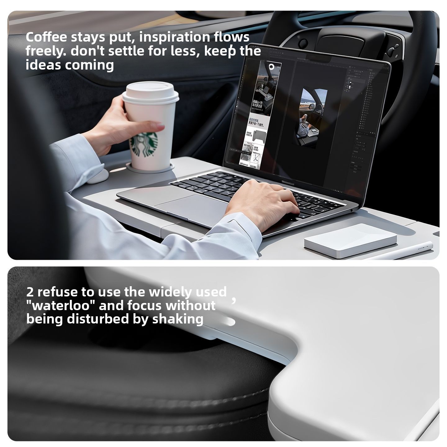 Foldable Car Desk For Tesla Mo - Tech Car Accessories avis et prix