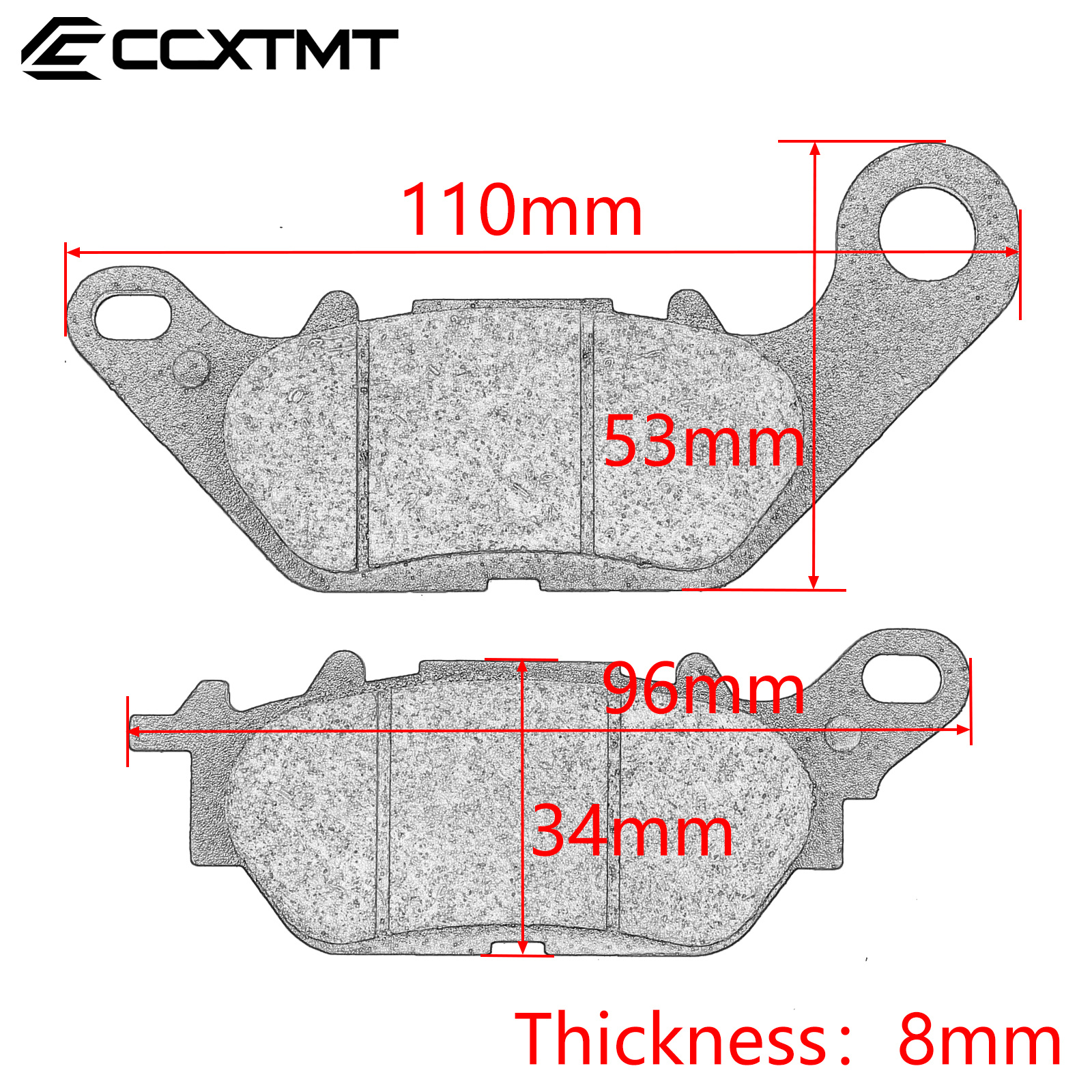 Motorcycle Rear Brake Pads for - Tech X avis et prix