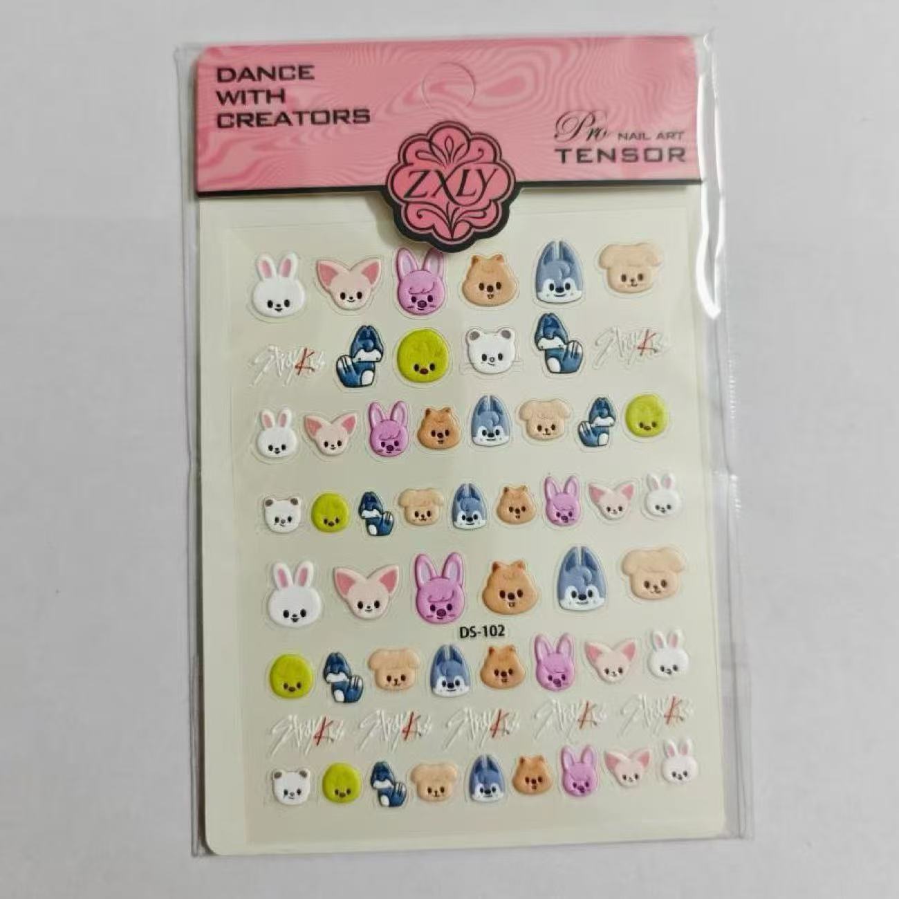 Popular Kpop SKZOO Nail Sticke - Nail Tech Accessories avis et prix