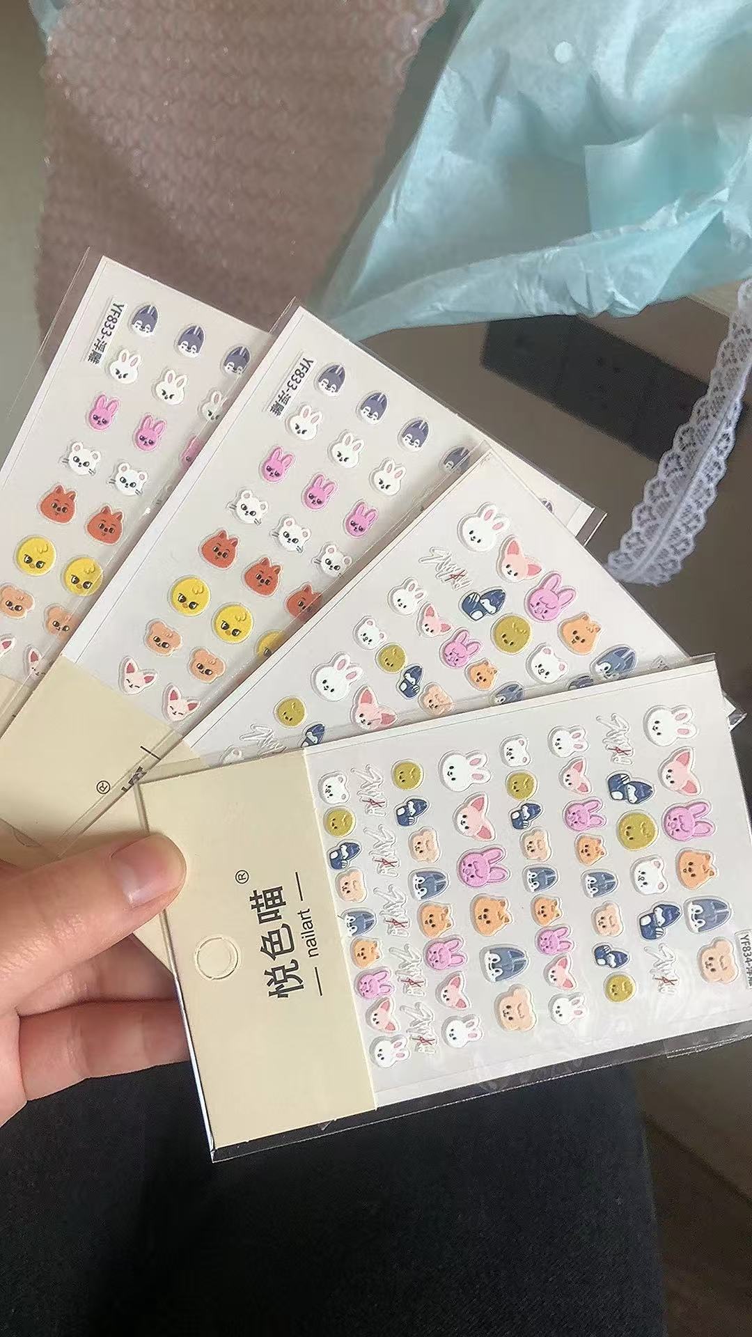 Popular Kpop SKZOO Nail Sticke - Nail Tech Accessories avis et prix