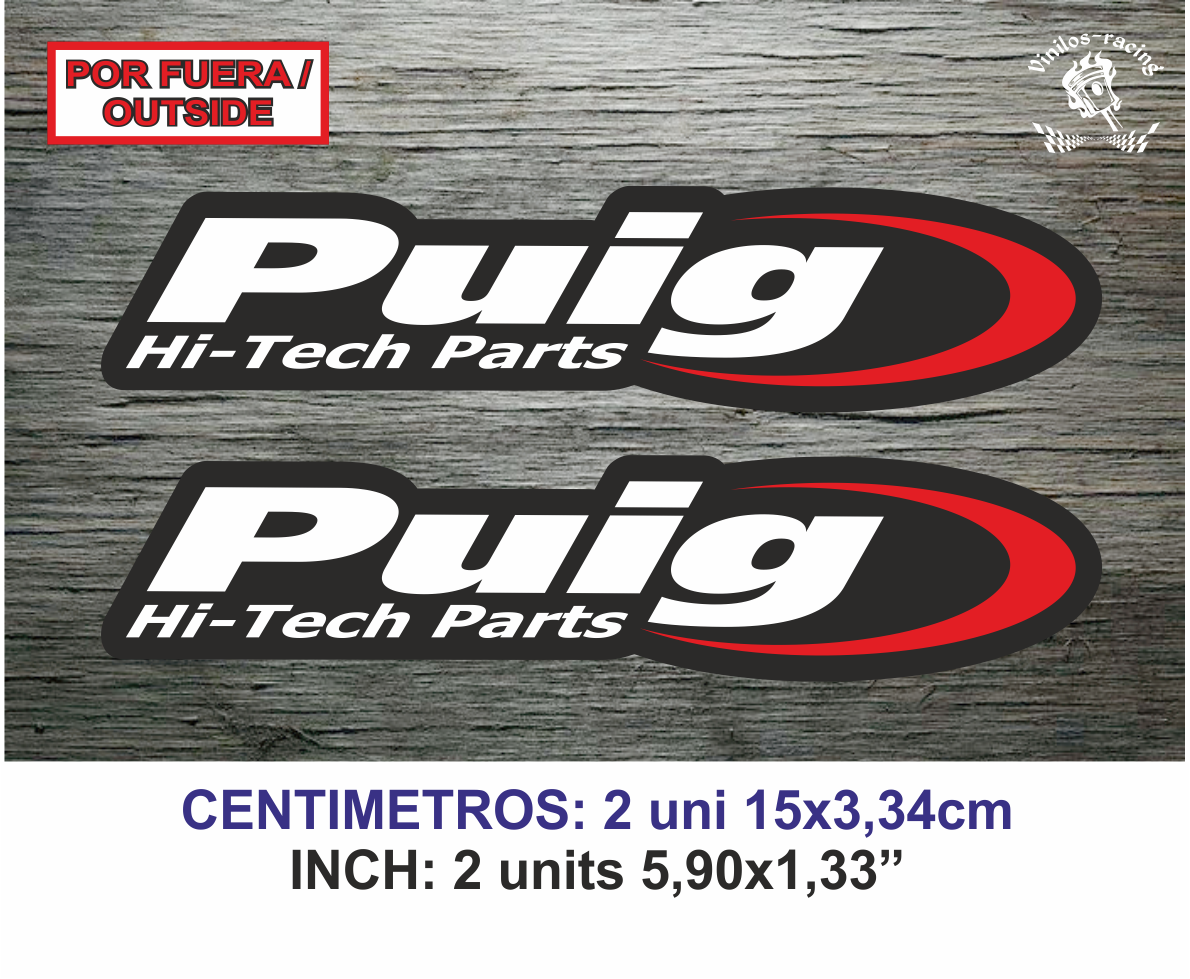 Puig Racing Hi-Tech Sticker NG - Tech Accessories Words avis et prix