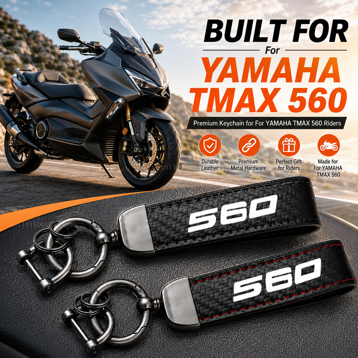 High-Grade Leather Motorcycle  - Tech Keychain Accessories avis et prix