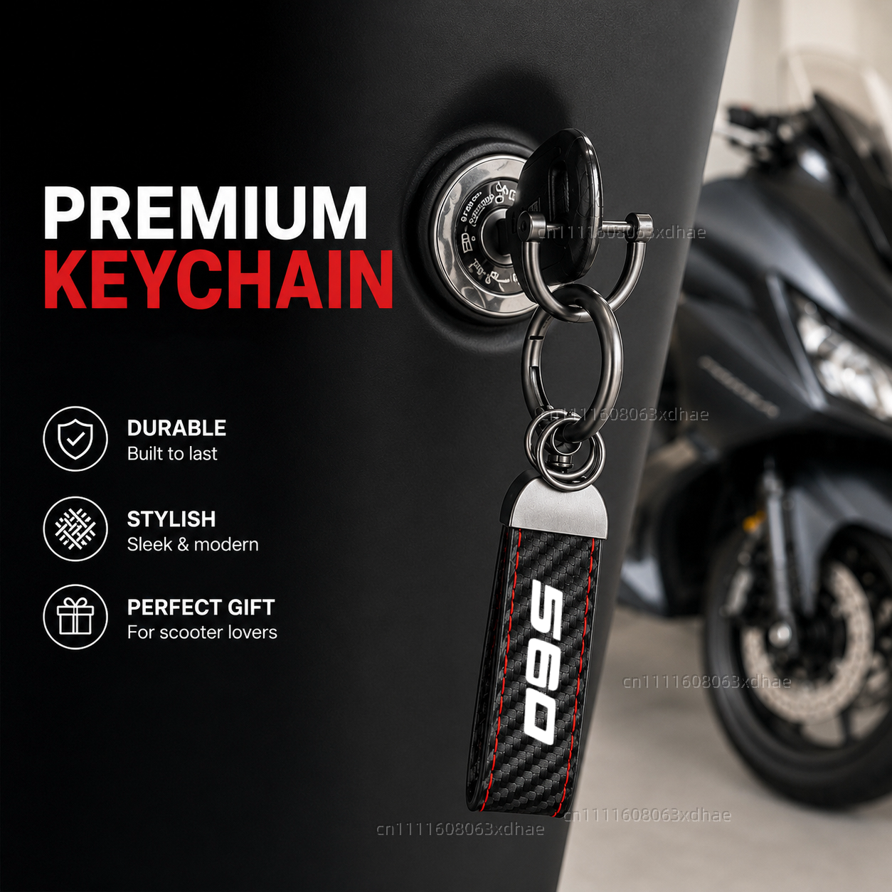 High-Grade Leather Motorcycle  - Tech Keychain Accessories avis et prix