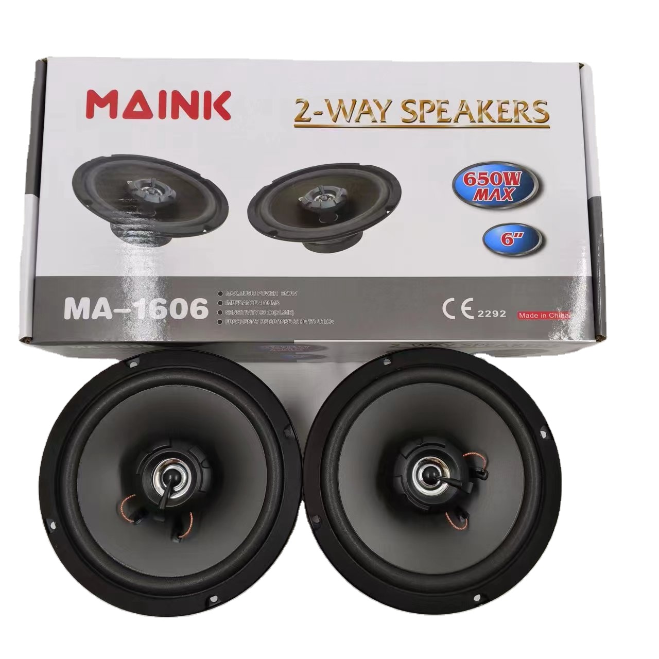 6-Inch Full Size Coaxial Speak - Tech Accessories Speaker avis et prix