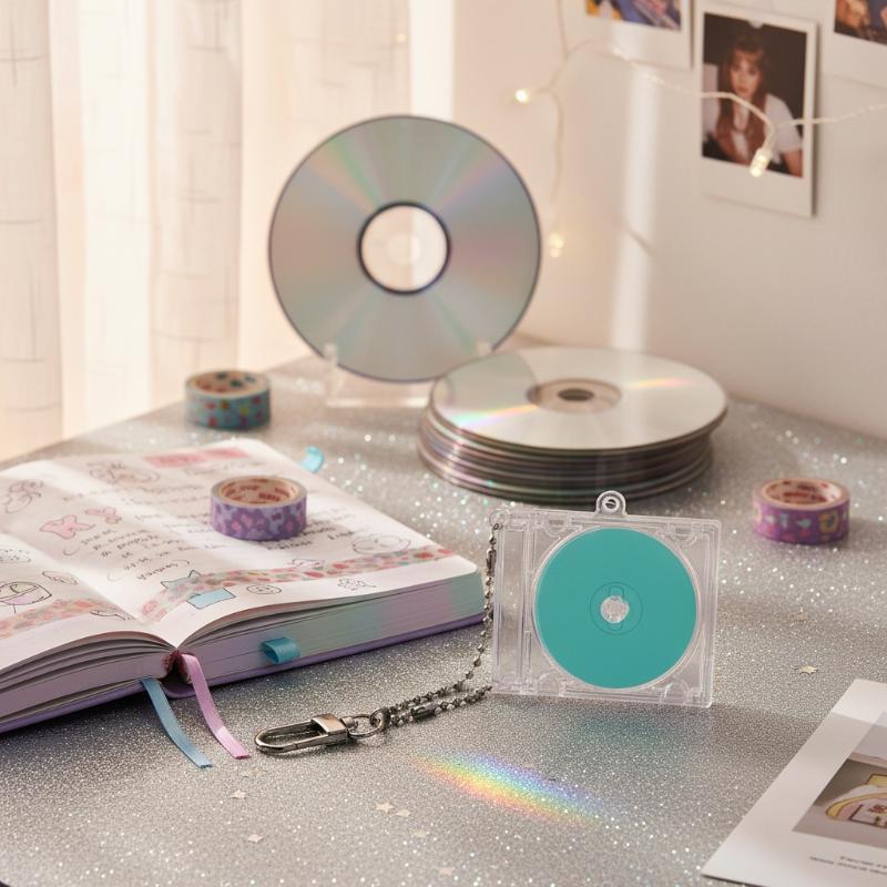 CD Disc Case Key Chain - Perip - Tech Keychain Accessories avis et prix