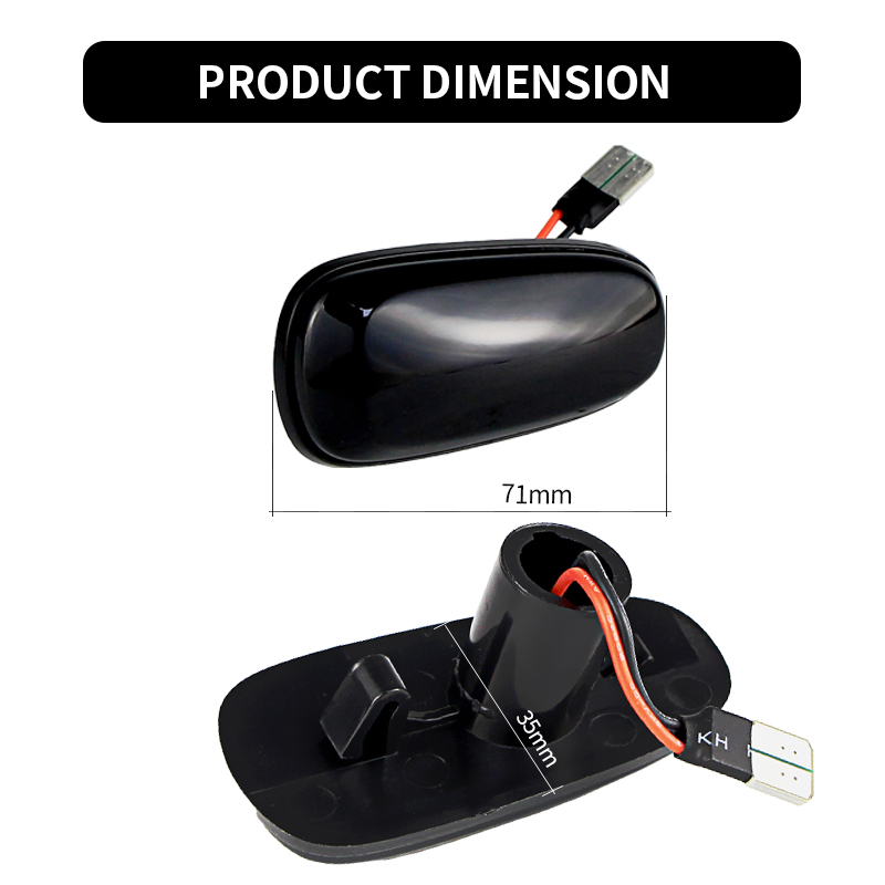 2PCS LED Dynamic Side Marker L - Tech Computer Accessories avis et prix