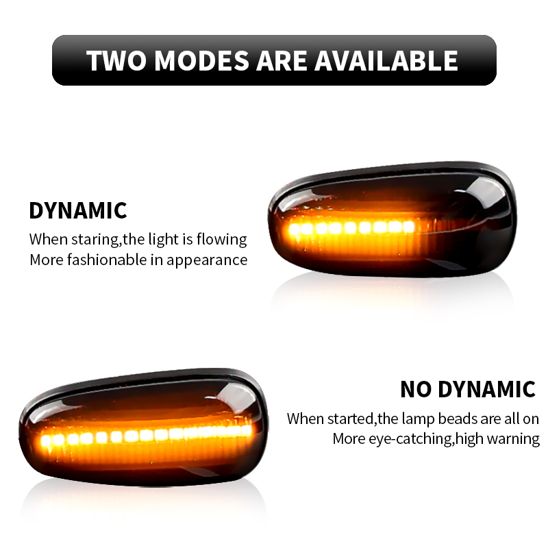 2PCS LED Dynamic Side Marker L - Tech Computer Accessories avis et prix