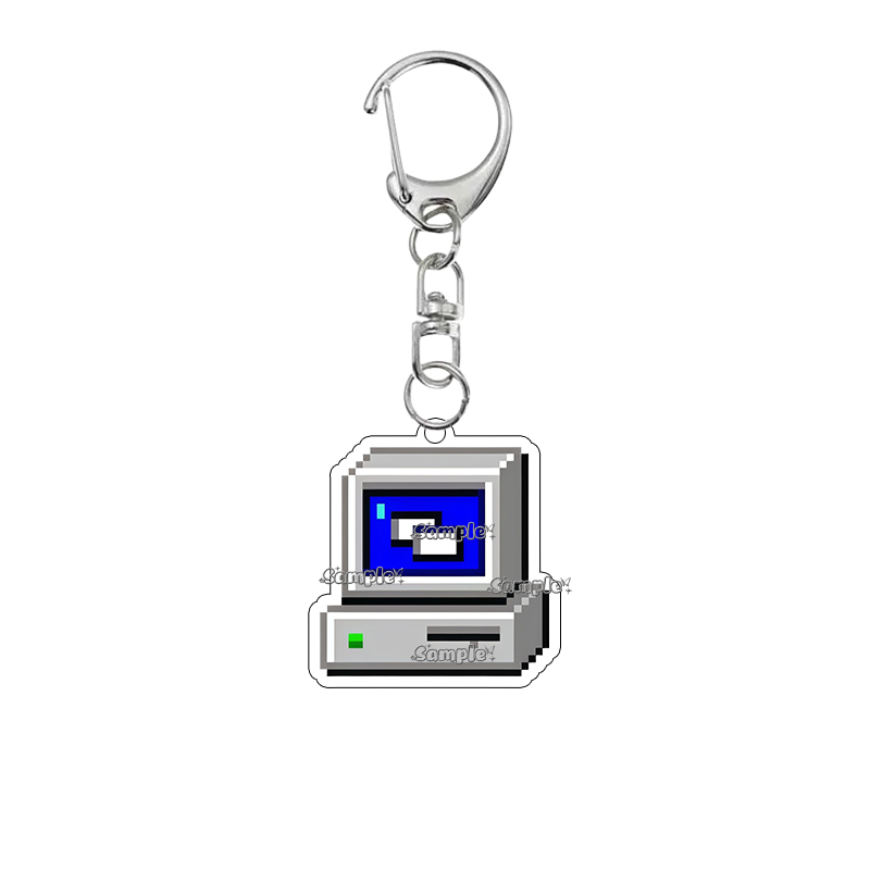 Creative Double-sided Print Re - Tech Keychain Accessories avis et prix