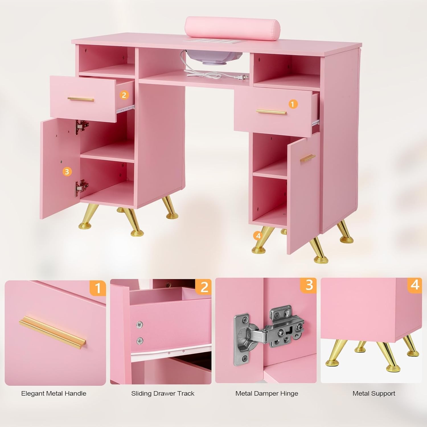 Manicure Table with Dust Colle - Tech X avis et prix