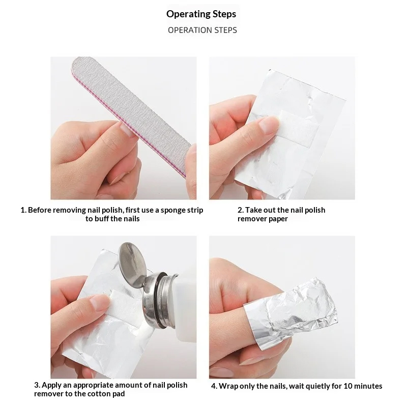 NEW 100Pcs Bag Aluminum Foil N - Nail Tech Accessories avis et prix