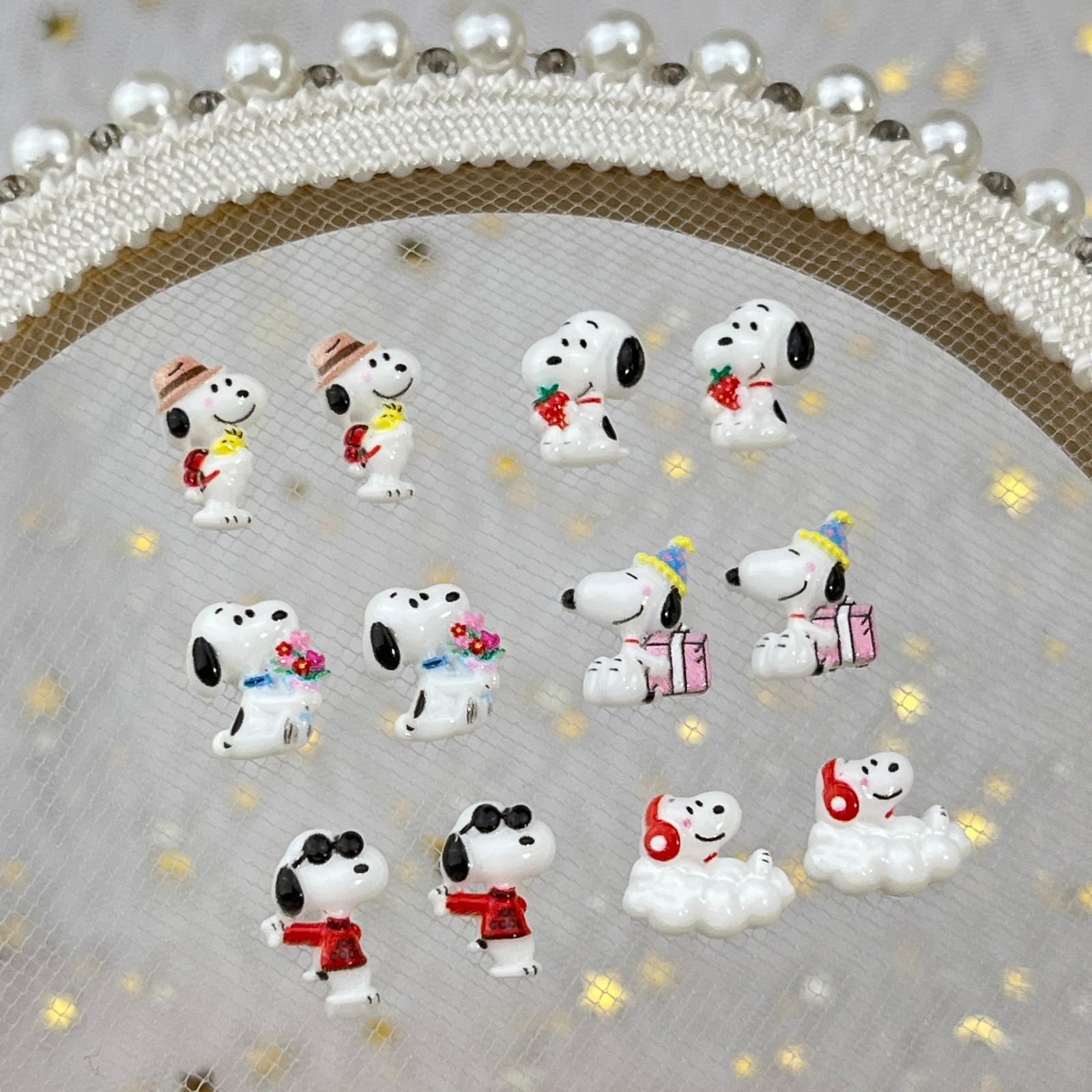 20PCS Cartoon for Snoopy Nail  - Nail Tech Accessories avis et prix