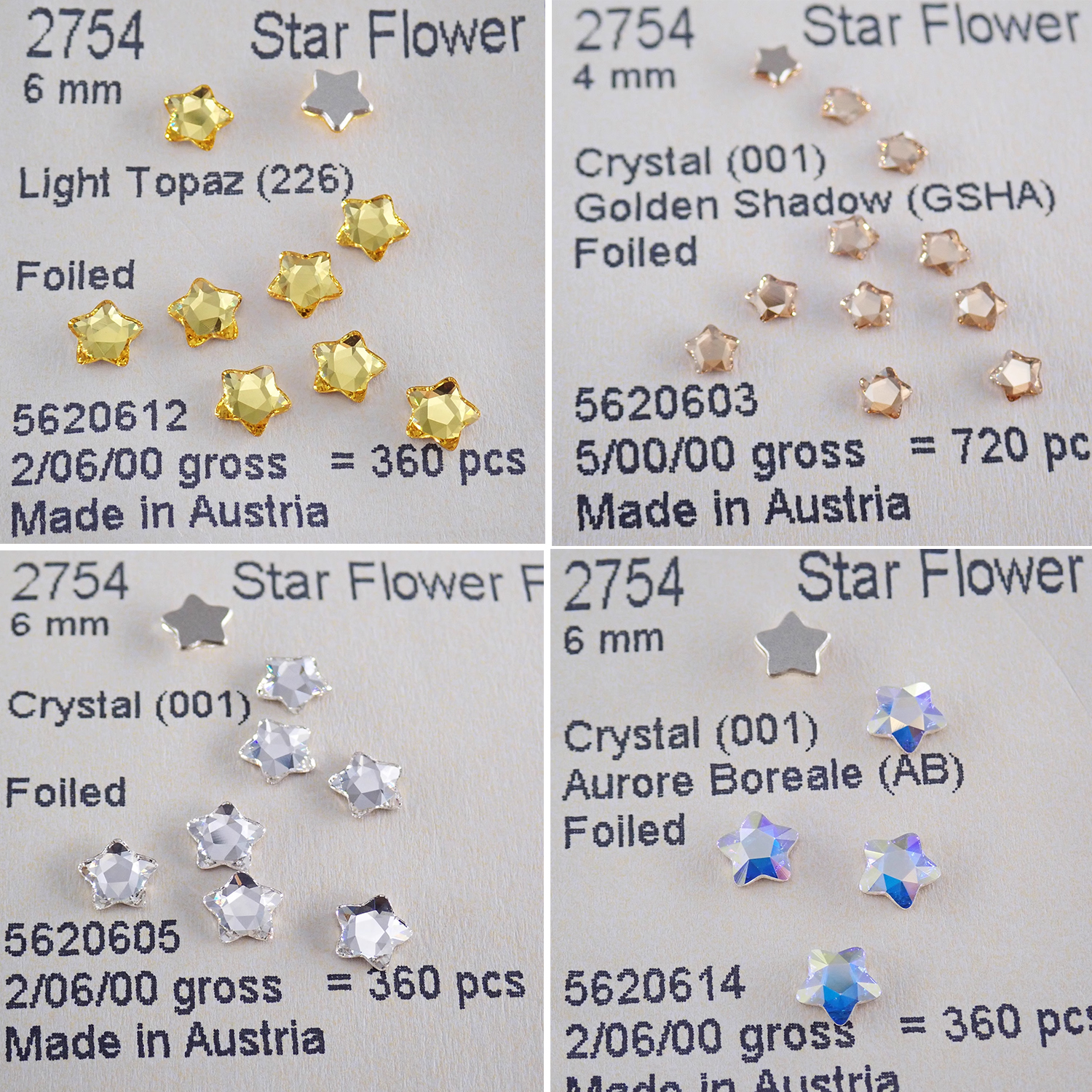 Genuine 2754 Star Flower Flat  - Nail Tech Accessories avis et prix