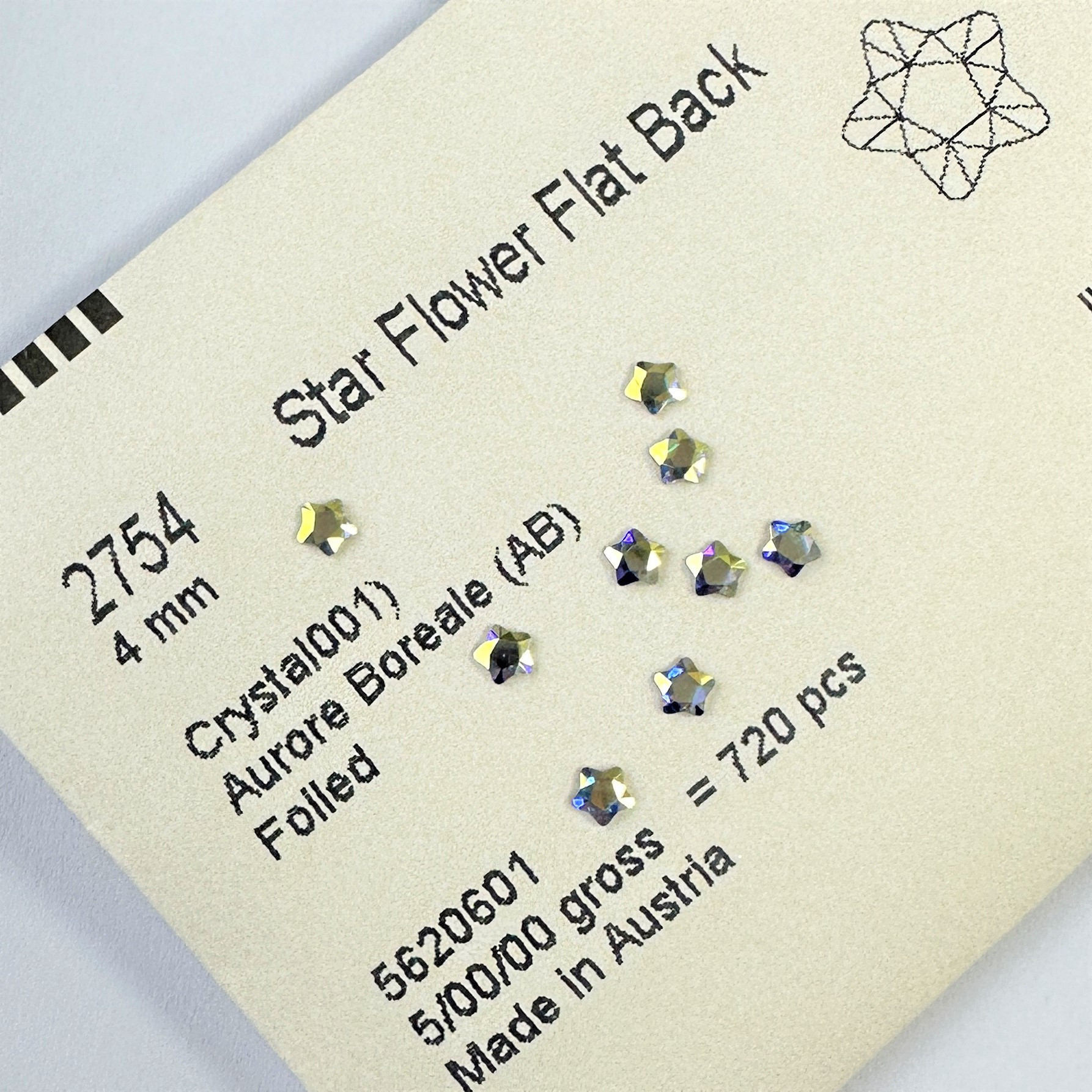 Genuine 2754 Star Flower Flat  - Nail Tech Accessories avis et prix