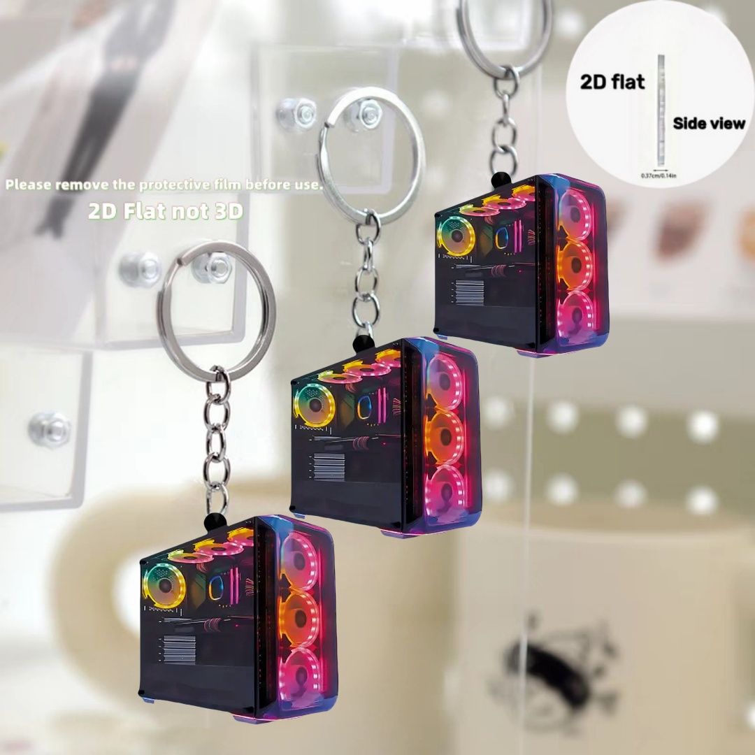 RGB Computer Host Pendant Keyc - Tech Girl Accessories avis et prix