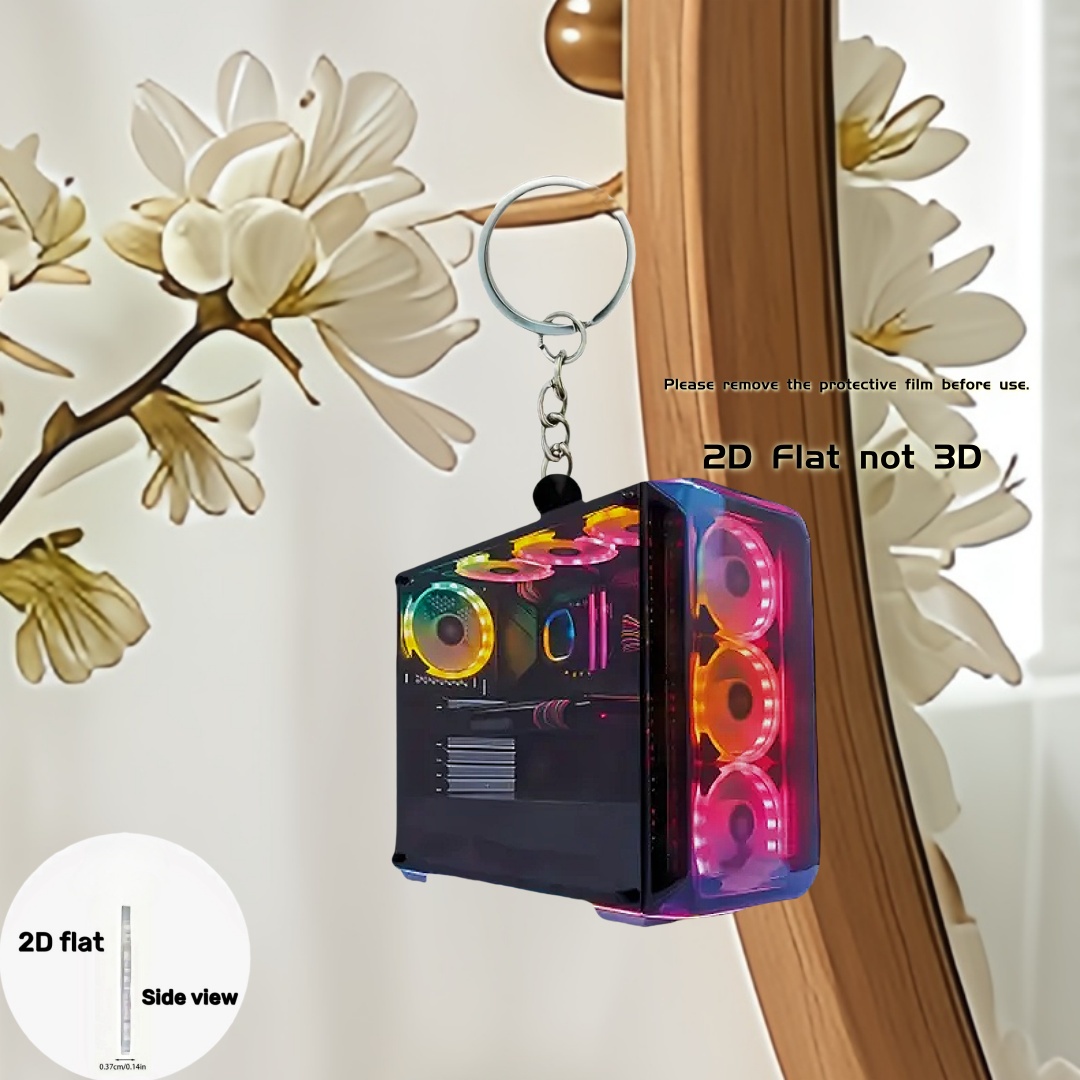 RGB Computer Host Pendant Keyc - Tech Girl Accessories avis et prix