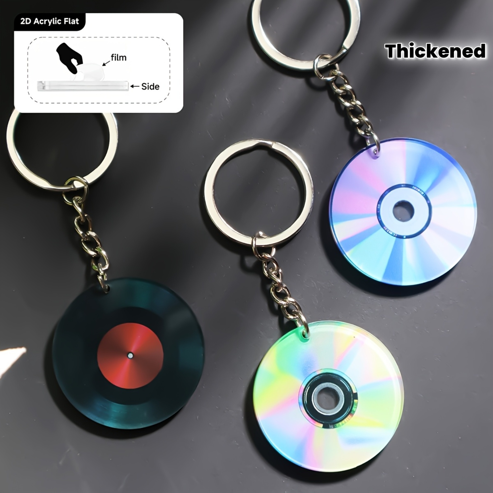 2D Flat 1pc Mini Music CD Patt - Tech Girl Accessories avis et prix