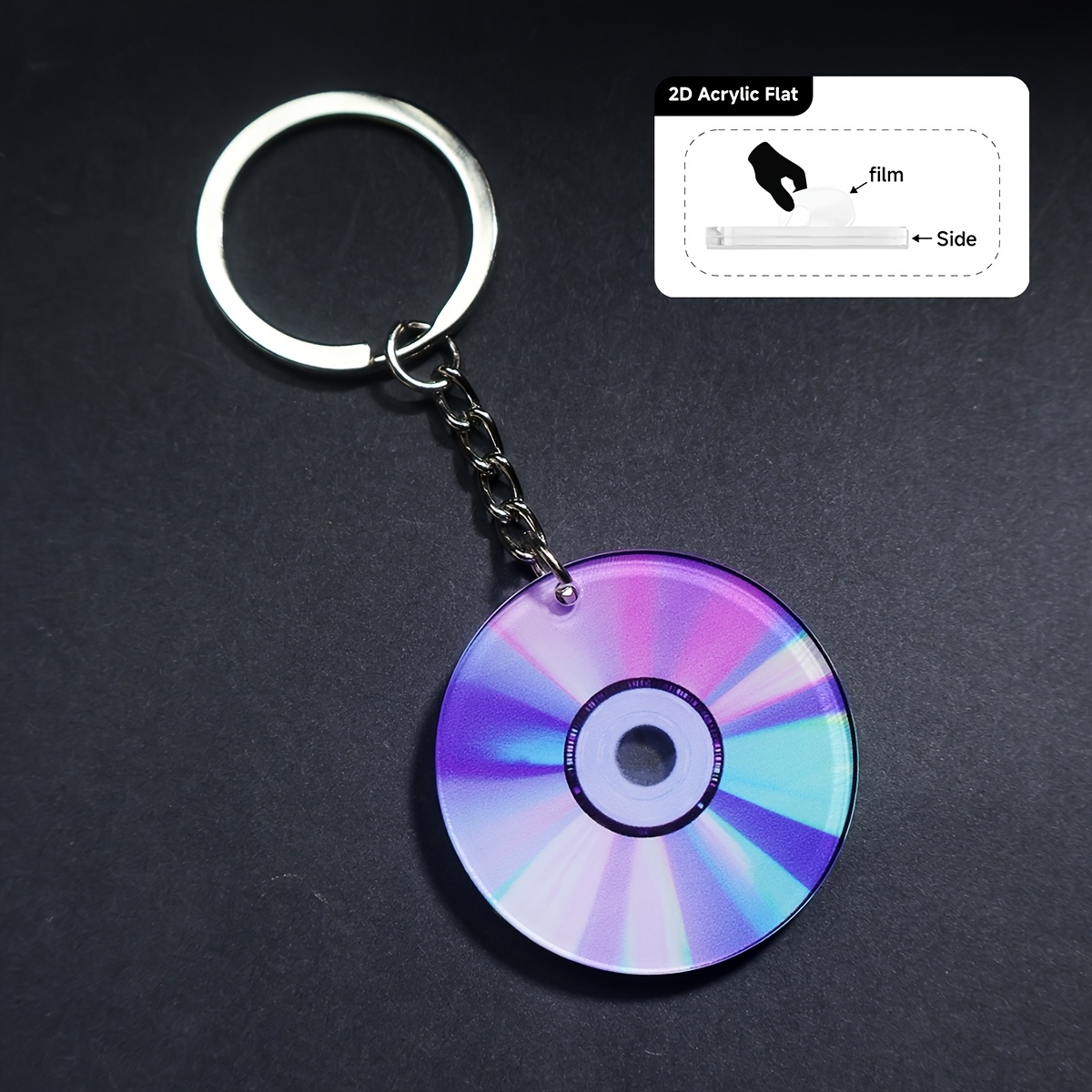 2D Flat 1pc Mini Music CD Patt - Tech Girl Accessories avis et prix