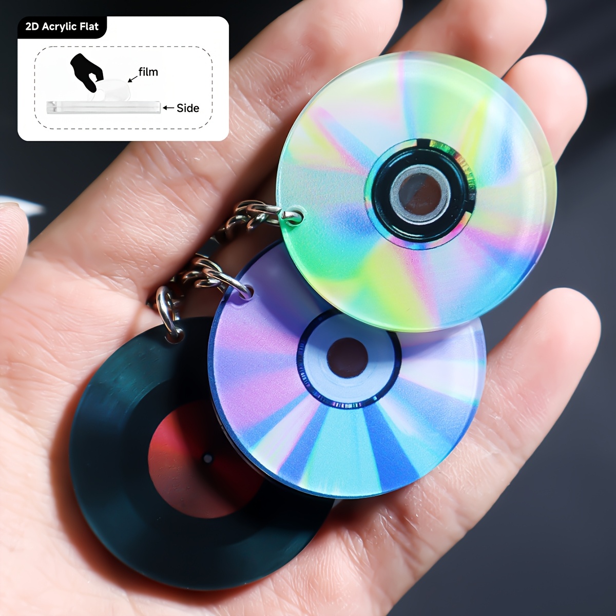 2D Flat 1pc Mini Music CD Patt - Tech Girl Accessories avis et prix